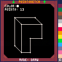 Pointsketch - a simple point-based art tool