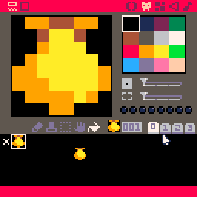 8x8 Sprites that took an hour to draw